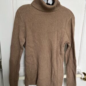 Croft & Barrow Women's Brown Turtleneck Sweater
